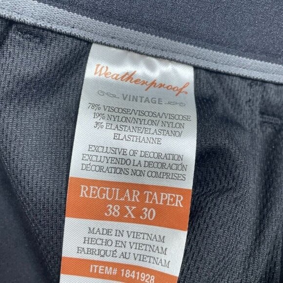 Performance Flex Men’s Black Pants 30x32 Stretch Waist Lightweight a0246 - Picture 5 of 10